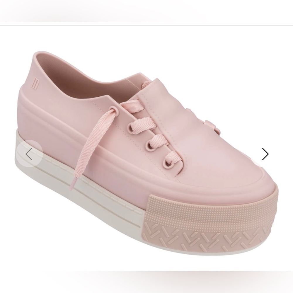 Melissa Ulitsa Womens‎ US 7  Chunky Rubber Platform Shoes Pink Brazil Made